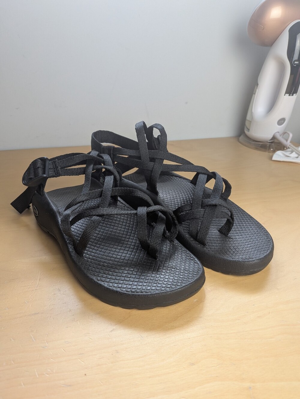 CHACO Women Sandals Black Color Size 8 Adjustable Strap